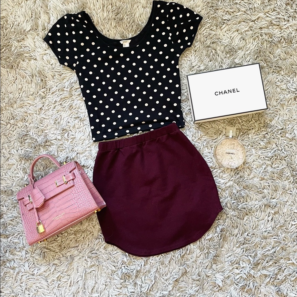 Top/ f21 skirt f21